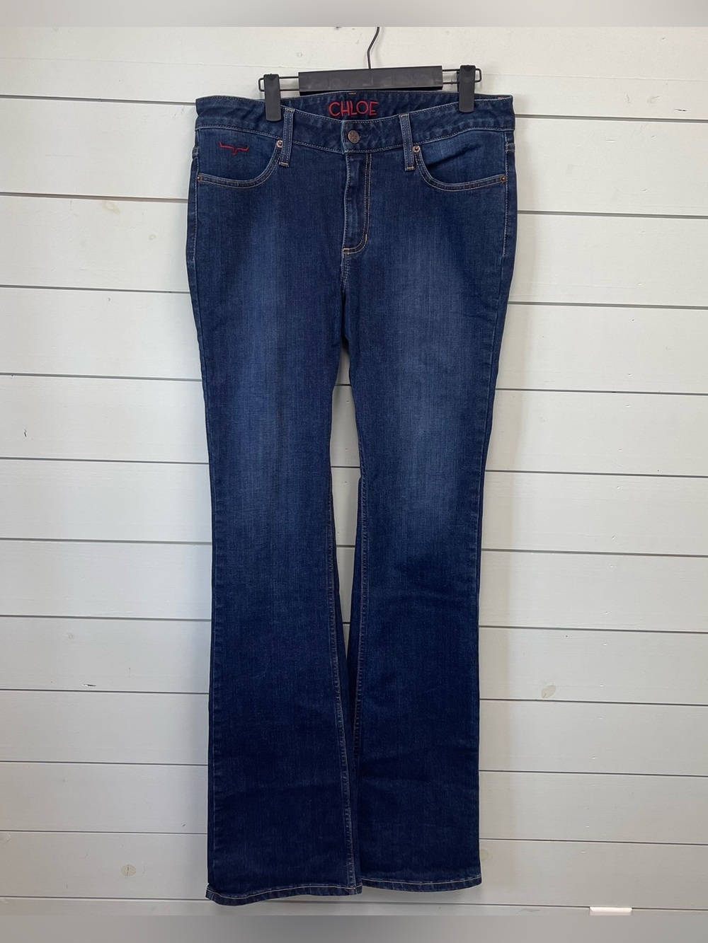 KIMES ranch jeans CHLOE dark blue denim pants wome’s size 12/36